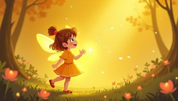 Download Fantasy Theme, Glowing Fairy-like Child - Fantasy theme Collection