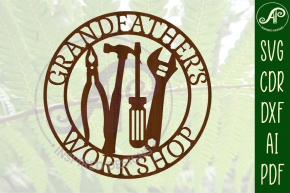 Download Grandfather's Workshop Tools Sign SVG - Tools sign Collection