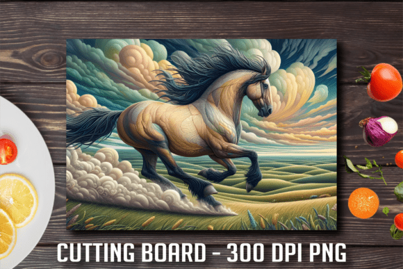 Download Majestic Stallion Wood Cutting Board - Wood cutting Collection