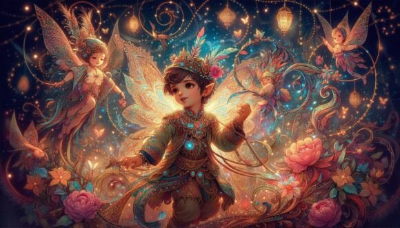Download Fantasy Theme, Glowing Fairy-like Child - Fantasy theme Collection